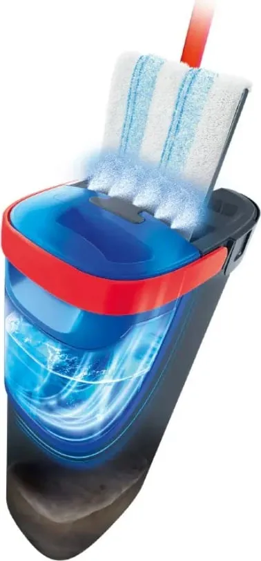 Mop i sheshtë Vileda H2prO, mikrofibër, i zi - 3