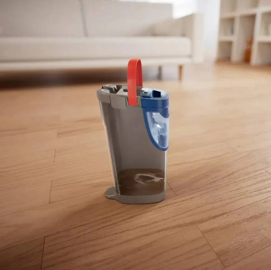Mop i sheshtë Vileda H2prO, mikrofibër, i zi - 6