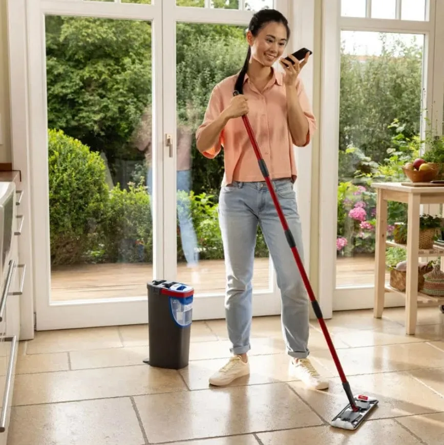 Mop i sheshtë Vileda H2prO, mikrofibër, i zi - 8