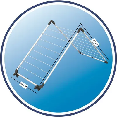 Tharës banje për rroba Vileda Acrobath, 67cm - 4