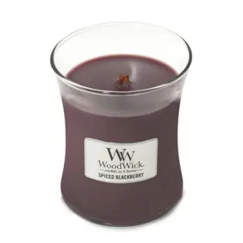 Qiri aromatik WoodWick Spiced Blackberry, 275 g
