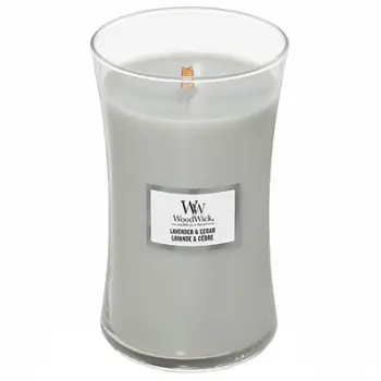 Qiri aromatik WoodWick Lavender & Cedar, 609,5 g