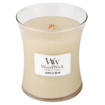 Qiri aromatik WoodWick Vanilla Bean, 275 g