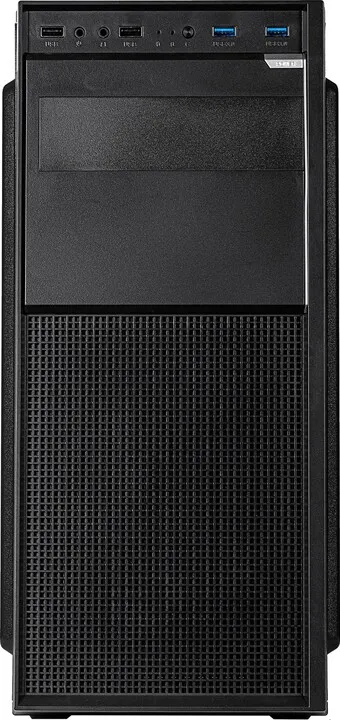 Kasë INTER-TECH A-301 Quad Midi Tower, e zezë - 2
