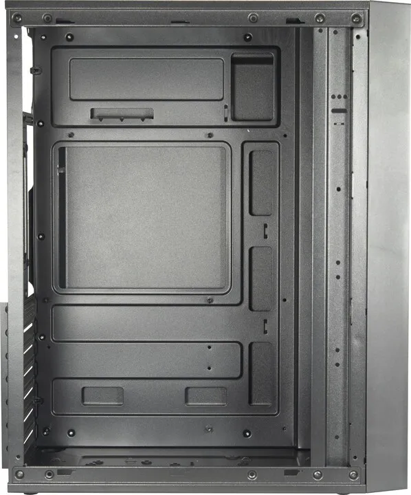 Kasë INTER-TECH A-301 Quad Midi Tower, e zezë - 8