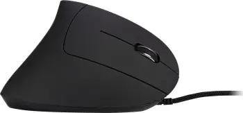 Maus Inter-Tech KM-206, me kabllo, USB, i zi dhe i kaltërt