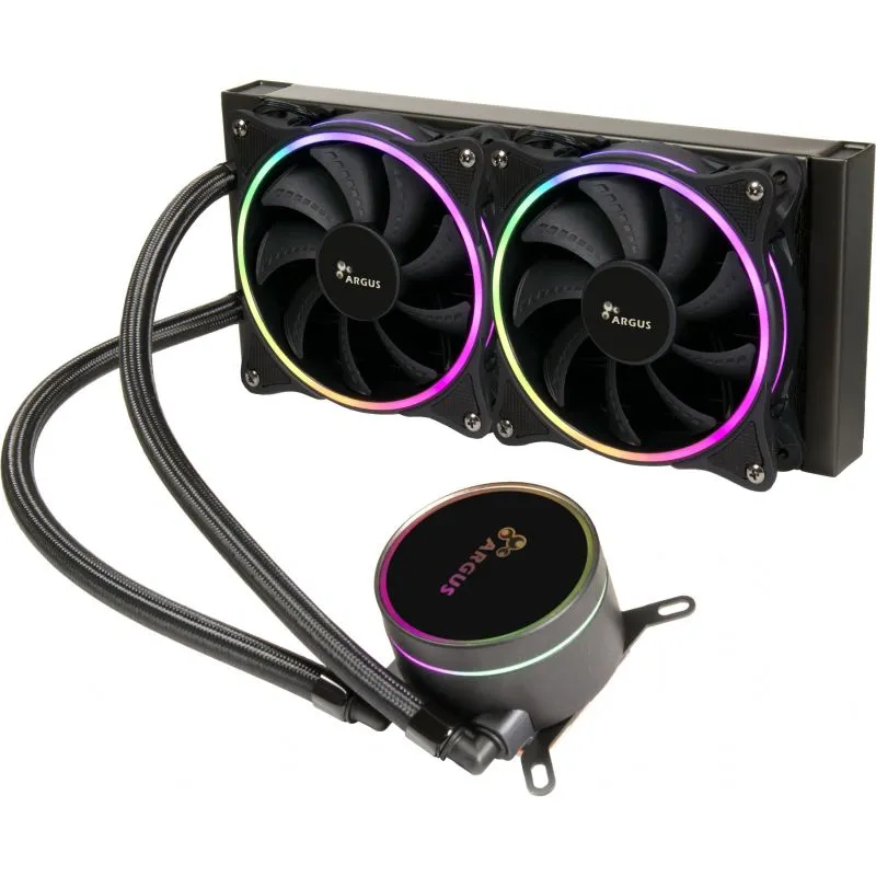 Ftohës për Procesor Inter-Tech Liquid CPU Argus Iceman LC- 240mm RGB e zezë - 1