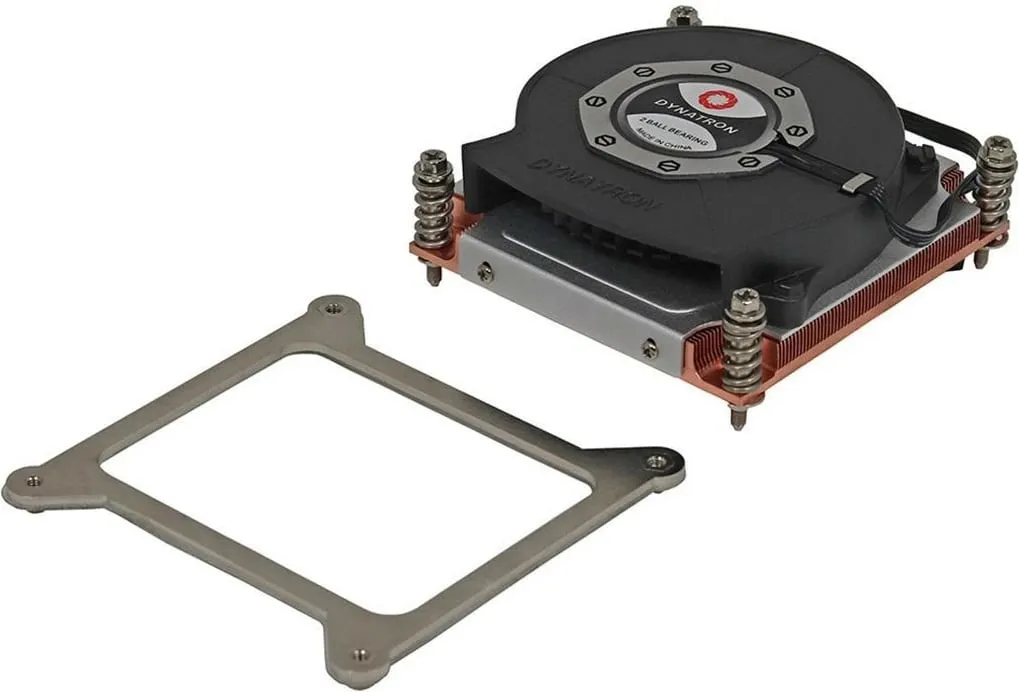 Ftohës procesori Inter-Tech Q-3, 8 cm, PWM, LGA 1700, zi/argjend - 3