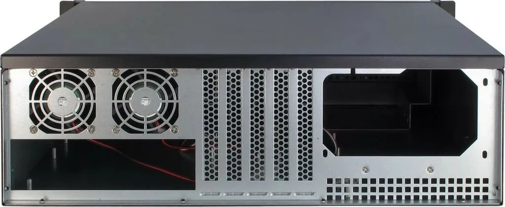 Kasë Inter-Tech IPC 3U-3098S, 19 inç, industriale, e zezë - 4