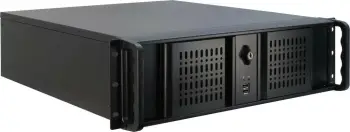 Kasë Inter-Tech IPC 3U-3098S, 19 inç, industriale, e zezë