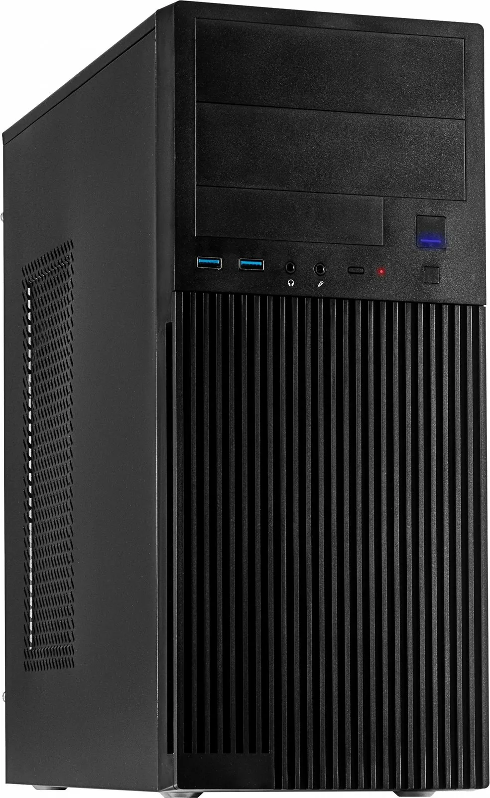 Kuti kompjuteri Inter-Tech ATX IT-2815 Linear, Mini Tower, MIDI, e zezë - 1