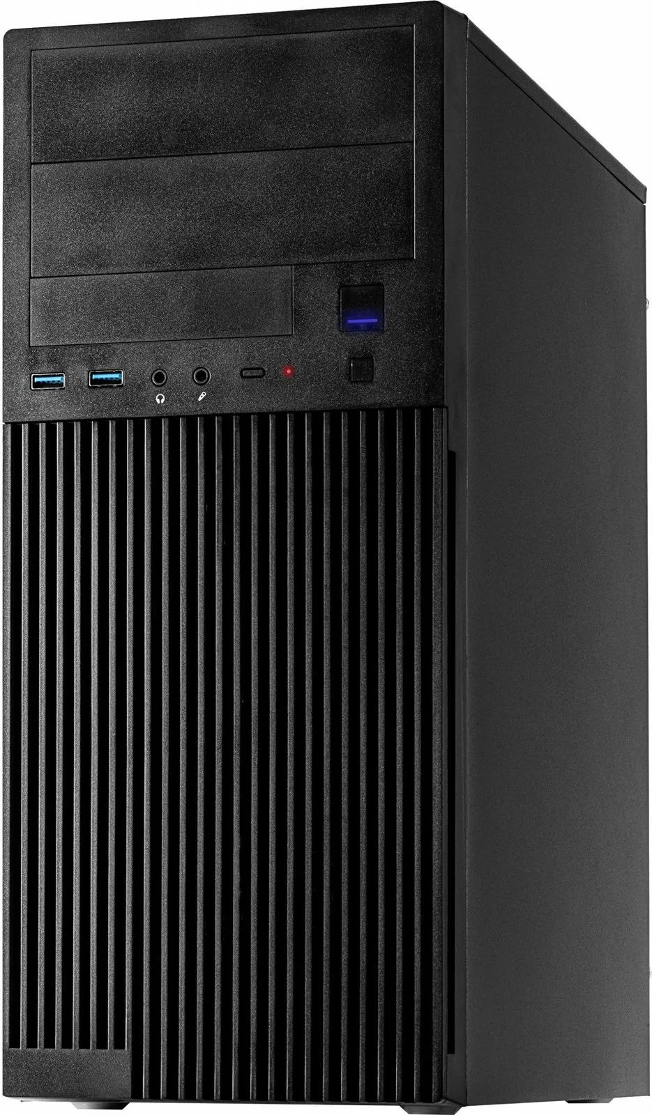 Kuti kompjuteri Inter-Tech ATX IT-2815 Linear, Mini Tower, MIDI, e zezë - 2