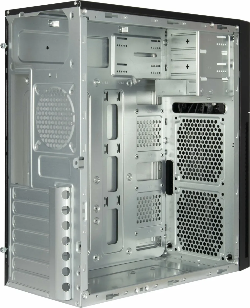 Kuti kompjuteri Inter-Tech ATX IT-2815 Linear, Mini Tower, MIDI, e zezë - 5