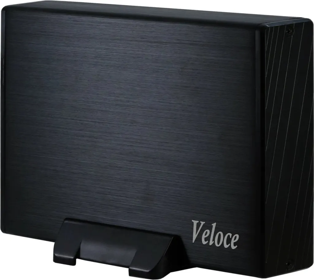 Kasë e jashtme Inter-Tech Veloce GD-35612, 3.5", USB 3.2, e zezë - 1