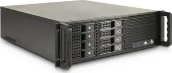 Kasa serverike rack Inter-Tech 3U-3508, format 3U, metal, e zezë