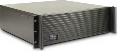 Kuti serveri rack Inter-Tech 3U-K-340L, 3U, ATX, e zezë - 1