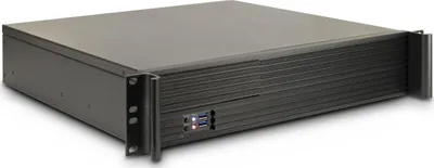 Kuti rack Inter-Tech 2U-K-240L, format 2U, për server, e zezë - 1