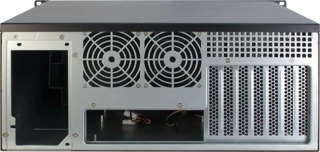 Kasë server Inter-Tech IPC 4U-4088-S, Rack, ATX, micro ATX, Mini-ITX, e zezë - 4