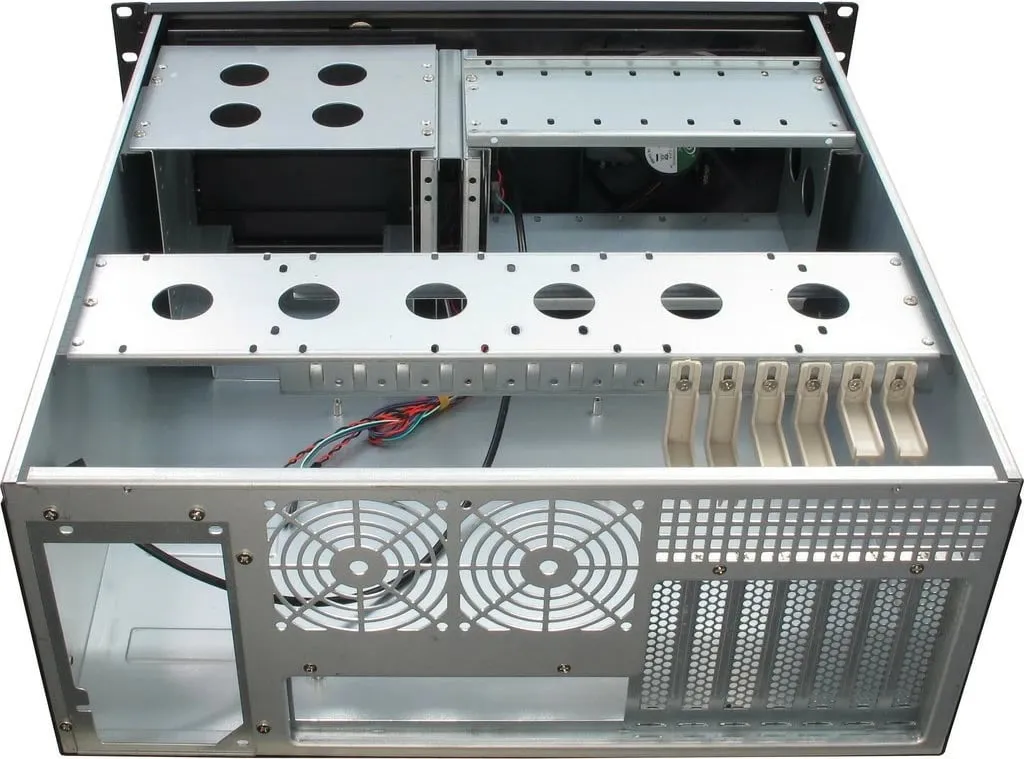 Kasë server Inter-Tech IPC 4U-4088-S, Rack, ATX, micro ATX, Mini-ITX, e zezë - 5