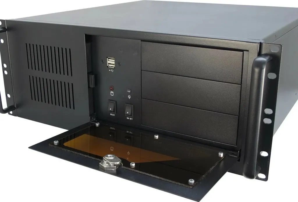 Kasë server Inter-Tech IPC 4U-4088-S, Rack, ATX, micro ATX, Mini-ITX, e zezë - 6