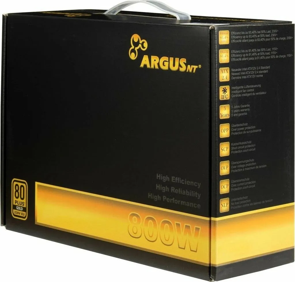 Furnizues energjie Inter-Tech ArgusNT GPS-800, 800 W, 80 PLUS Gold - 5