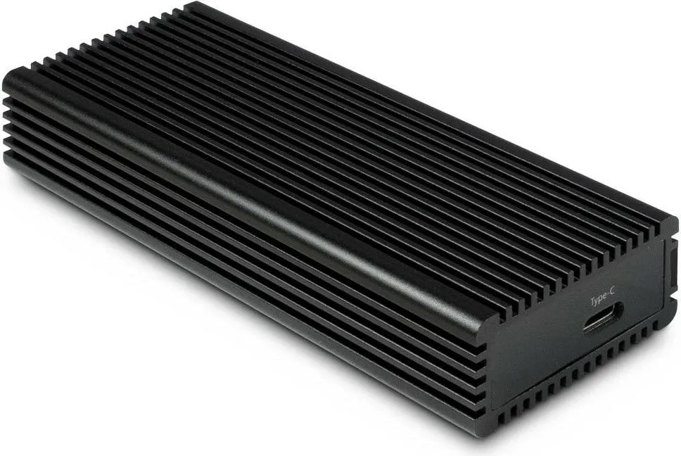 Kasë SSD Inter-Tech K-1685, M.2, 10 Gbit/s, USB, e zezë - 1