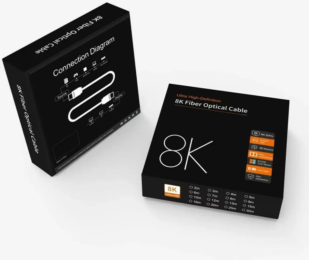 Kabllo HDMI Ultra High Speed PremiumCord, 10m, i zi - 7