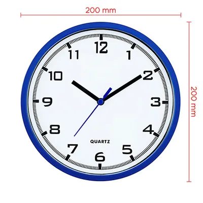 Orë muri Prim E01.2477.30, e kaltër - 8