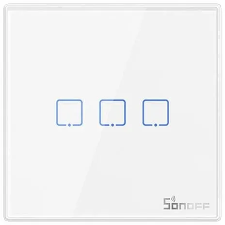 Ndërprerës Sonoff T2EU3C-RF wireless 433MH (3-kanale) - 1