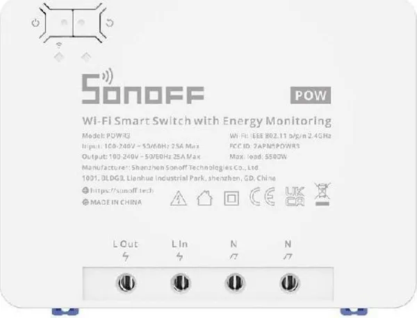 Ndërprerës Sonoff POWR3 High Power Smart - 1