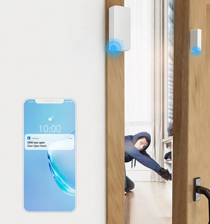 Detektor për dyer dhe dritare Sonoff DW2 RF433MHz - 6
