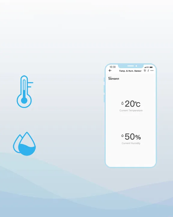Sensoor i i temperaturës dhe lagështisë Sonoff Zigbee SNZB-02 Smart - 7