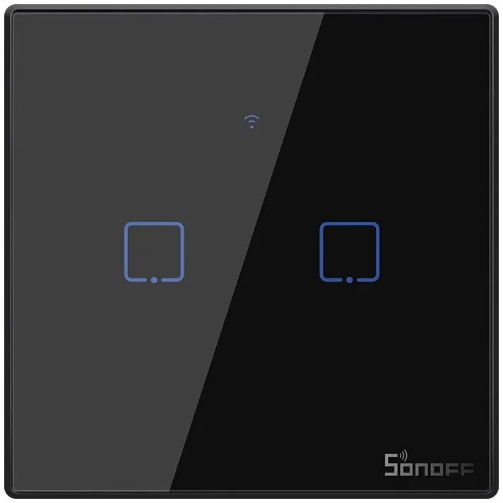 Ndërprerës Smart WiFi + RF 433 Sonoff T3 EU TX (2-channel) - 1