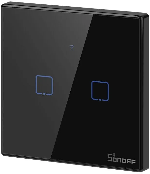 Ndërprerës Smart WiFi + RF 433 Sonoff T3 EU TX (2-channel) - 2