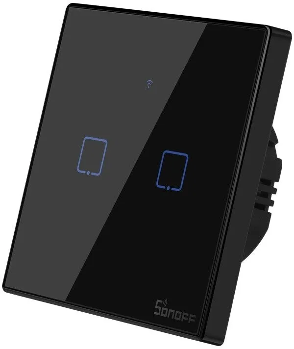 Ndërprerës Smart WiFi + RF 433 Sonoff T3 EU TX (2-channel) - 3