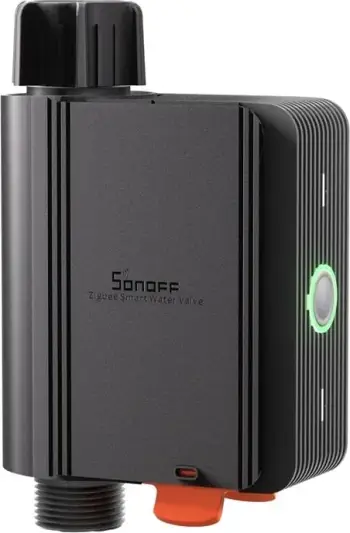 Valvul uji e mençur Sonoff SWV, Zigbee, IP55, kontroll përmes eWeLink