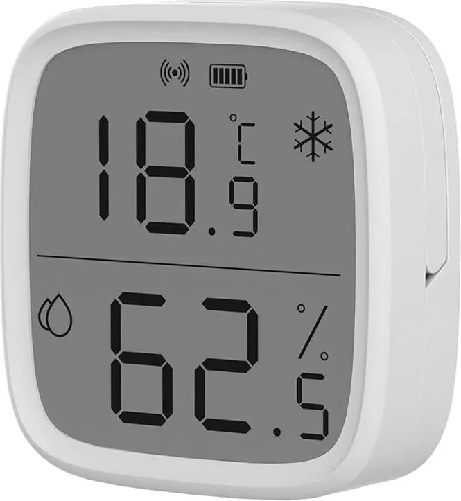 Sensor temperature e lagështie Sonoff SNZB-02D, ZigBee, me ekran LCD, i bardhë - 2