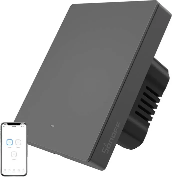 Çelës inteligjent muri Sonoff M5 1 kanal, WiFi, i bardhë - 1