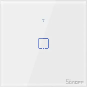 Switch i mençur Sonoff T0EU1C-TX, 1 kanal, WiFi, i bardhë