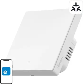 Çelës muri smart Sonoff SwitchMan M5 Matter, 1 buton, i bardhë