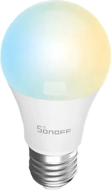 Llambë LED smart Sonoff B02-BL-A60, E27, 9W, RGB, Wi-Fi - 1
