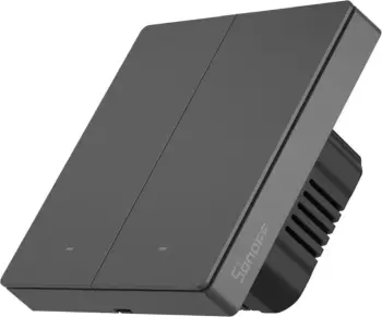 Ndërprerës smart muri Sonoff SwitchMan M5, WiFi, kontroll me aplikacion dhe zë, i bardhë