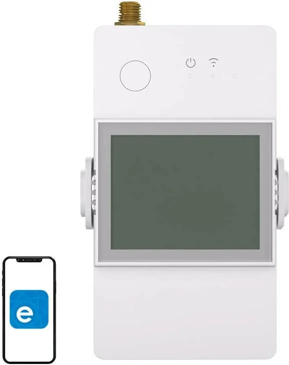 Matës i konsumit të energjisë Sonoff POWCT, Wi-Fi, 100A, i bardhë - 1