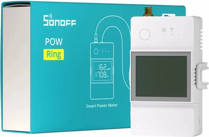 Matës i konsumit të energjisë Sonoff POWCT, Wi-Fi, 100A, i bardhë - 6