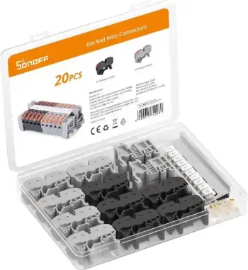 Set lidhës të shpejtë për shina DIN Sonoff 211, 20 copë