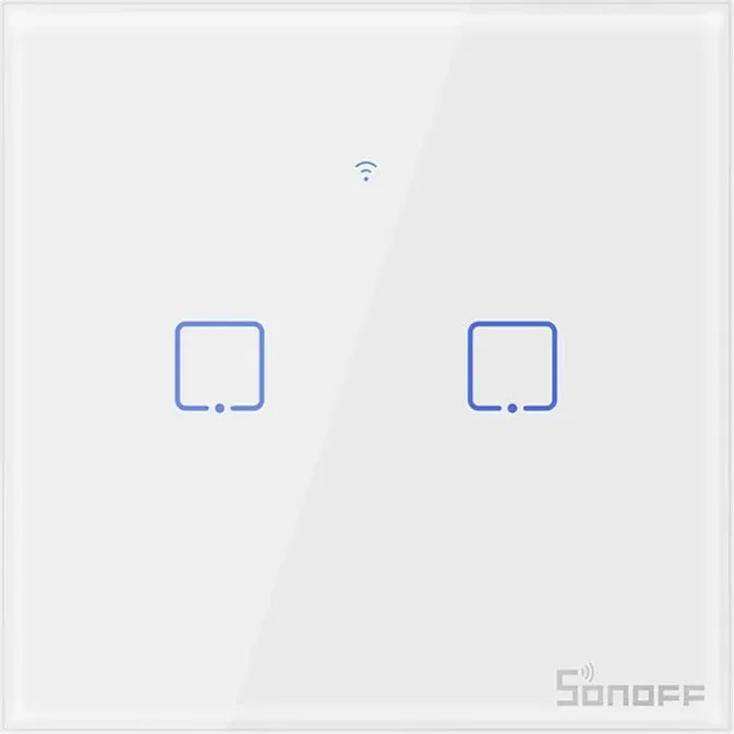 Ndërprerës me prekje Sonoff T0EU2C-TX - 2-channel - 1