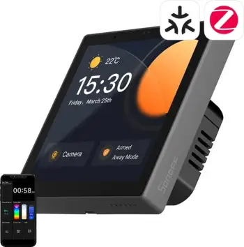 Panel i mençur Sonoff NSPanel Pro ZigBee SNF109, ekran me prekje 3.95", WiFi ZigBee, i zi