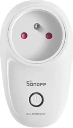 Prizë smart Sonoff S26R2ZBTPE-FR, ZigBee 3.0, e bardhë - 1