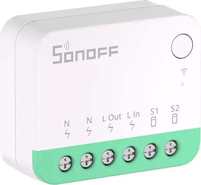 Switch smart Sonoff MINIR4M, Matter, Wi-Fi, i bardhë - 2