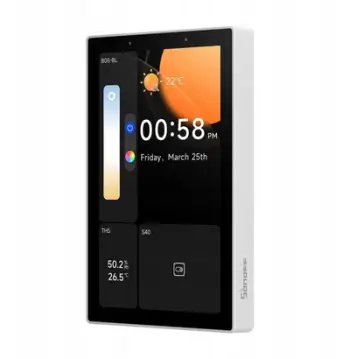 Panel kontrolli i mençur Sonoff NSPanel Pro 120, 4.7" TFT LCD, WiFi/Bluetooth/ZigBee/Matter, Bardhë